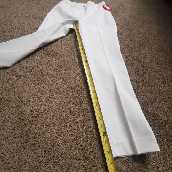 Women's SPANX On-the-Go Ankle Slim Straight Pant | Color: White | Sz: S - Picture 13 of 15